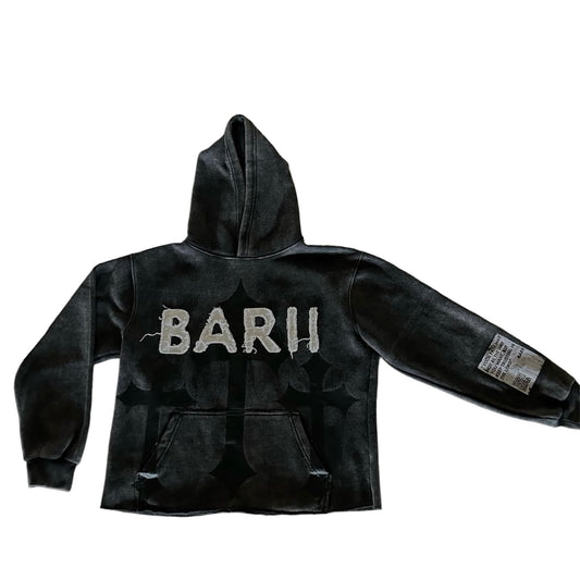 "BARII" CROSS HOODIE (ALL COLORS) (PRE-ORDER)